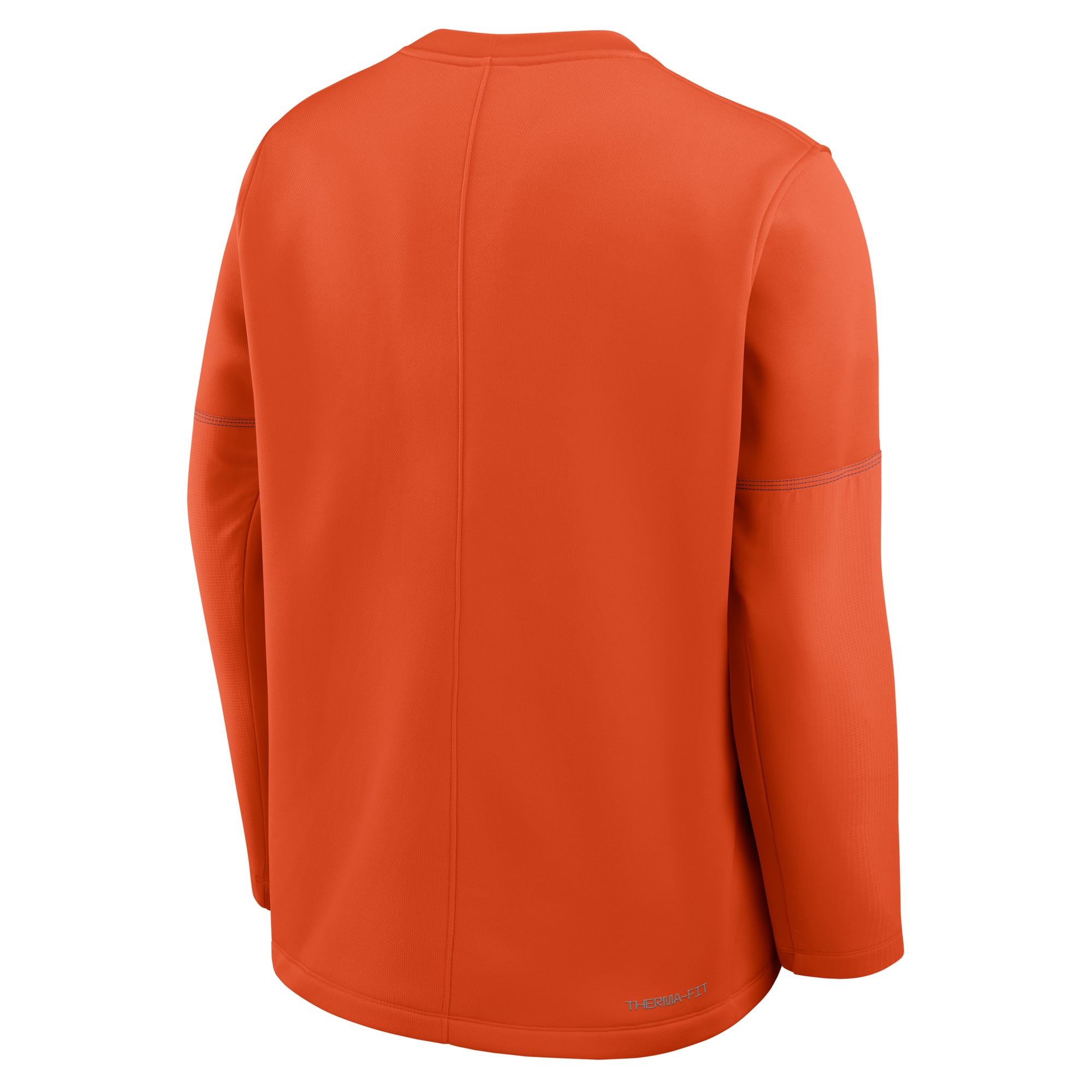 Men's Nike Orange Clemson Tigers 2026 Sideline Coaches Therma-FIT Long Sleeve Top
